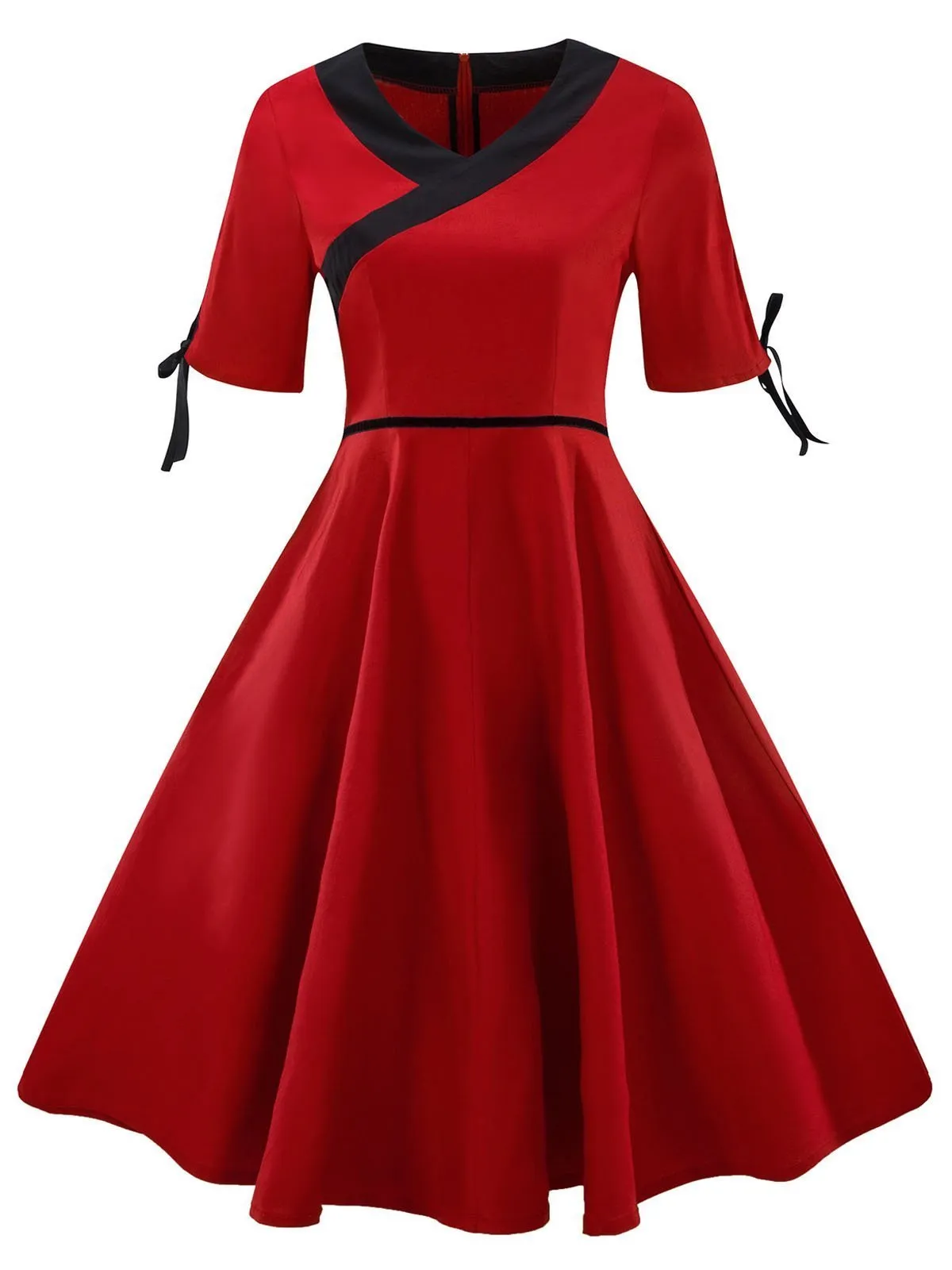 1950s Chinese Style Swing Dress