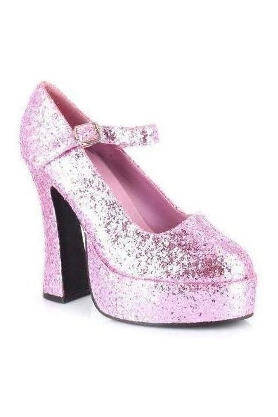 557-EDEN-G Mary Jane  | Pink Glitter