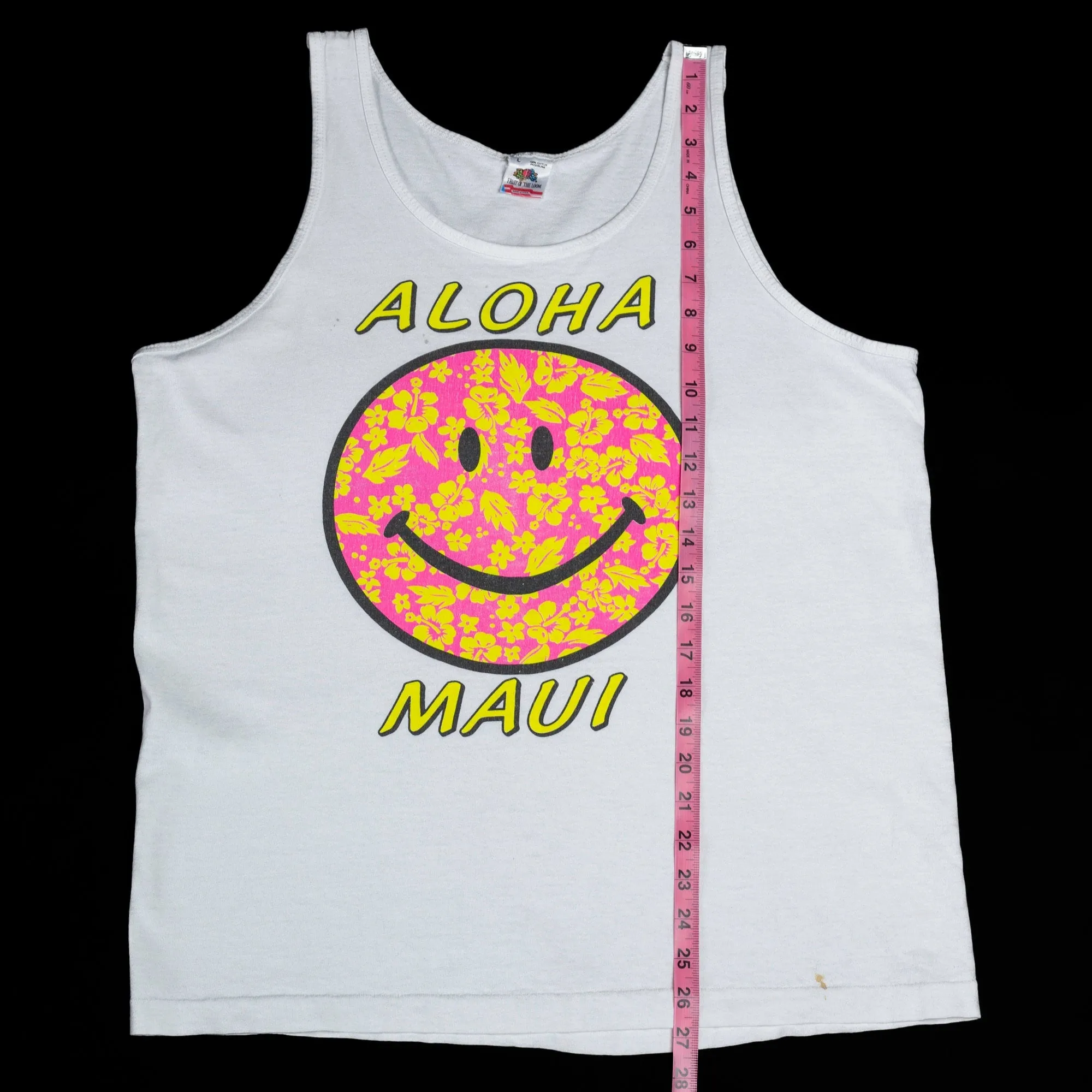 80s Aloha Maui Hawaii Tank Top - Men's Medium, Women's Large