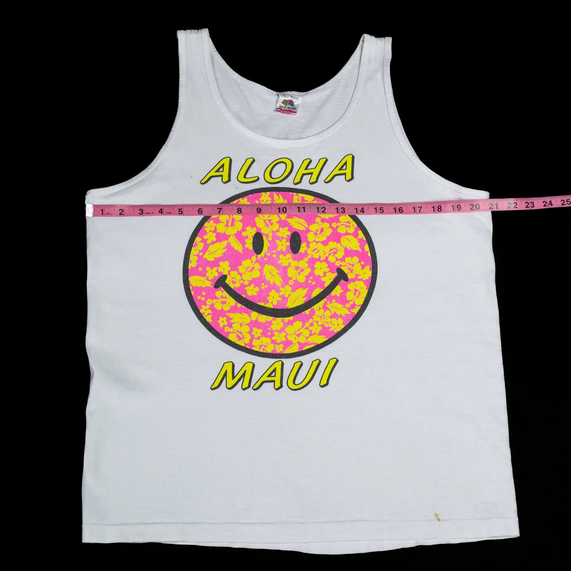 80s Aloha Maui Hawaii Tank Top - Men's Medium, Women's Large