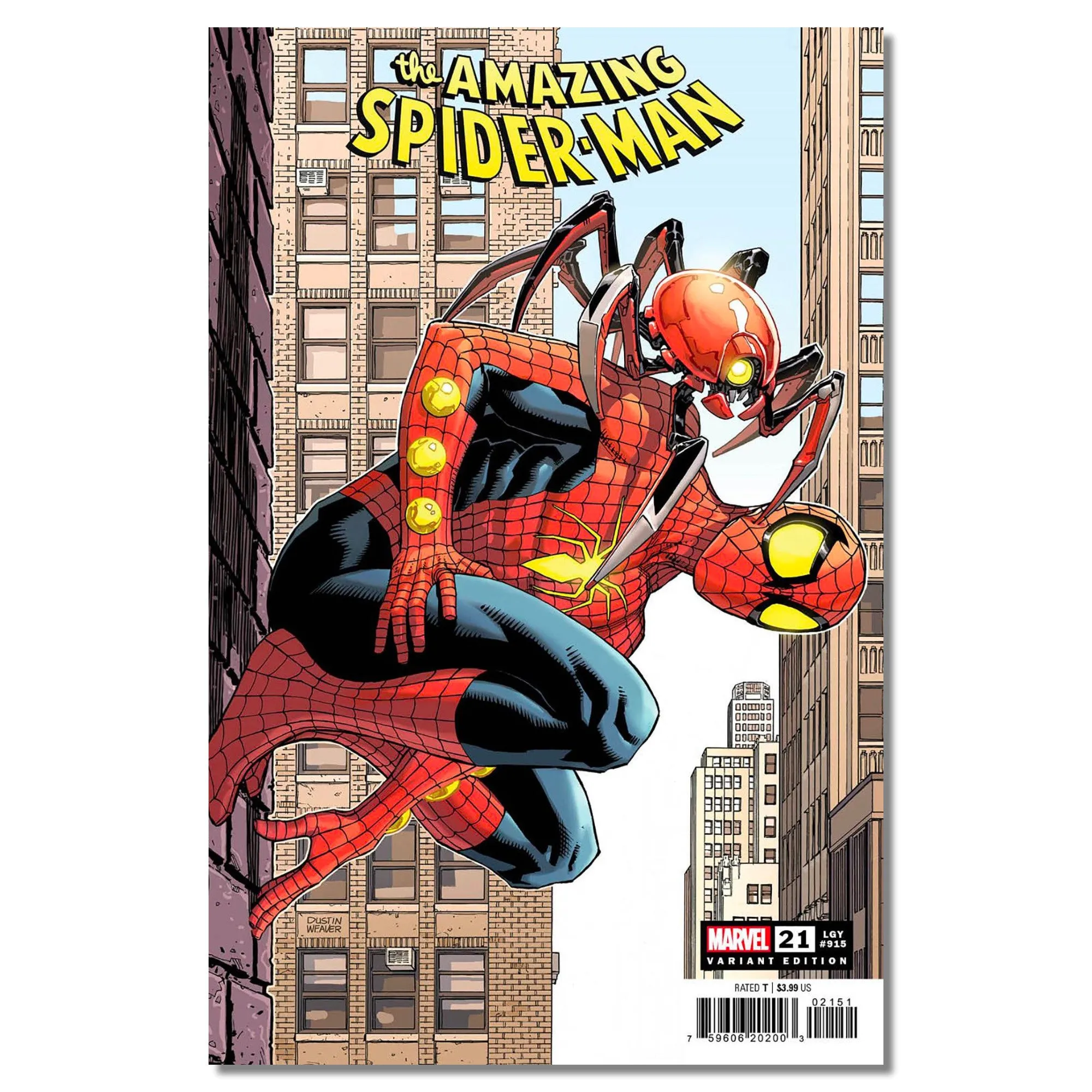 Amazing Spider-Man #21 1:25 Dustin Weaver Variant