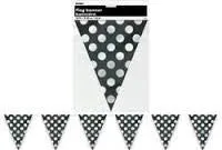 Black Polka Dot Bunting