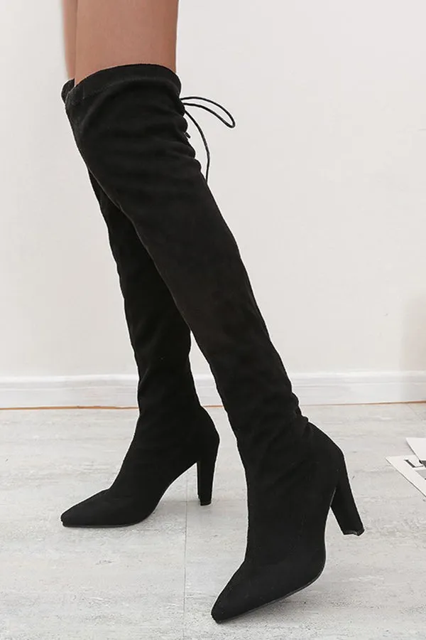 Comfortable Stylish Over-The-Knee Long High heels