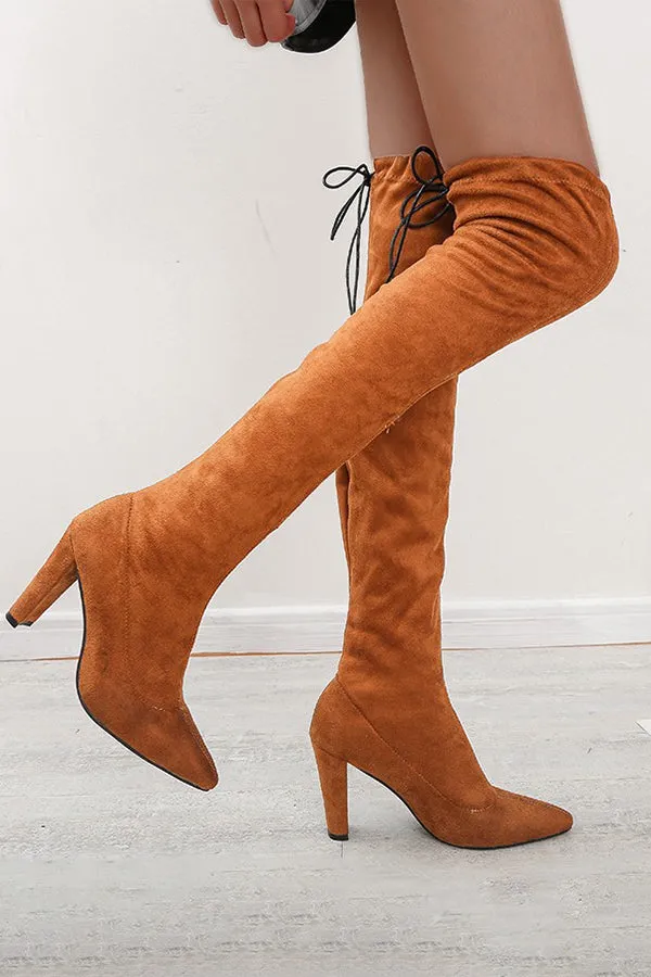 Comfortable Stylish Over-The-Knee Long High heels