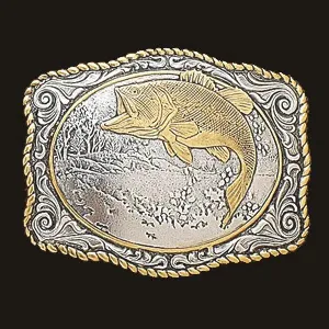 Crumrine Golden Bass - Belt Buckle