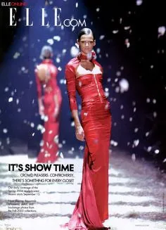 Iconic Tom Ford For Gucci - Editorial Red Corset Long Silk Gown - IT 40