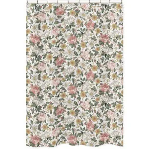 NEW - Vintage Floral Shower Curtain - Sweet Jojo Designs