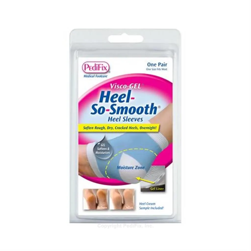 PediFix Visco-GEL Heel-So-Smooth Heel Sleeves (P800) OSFM