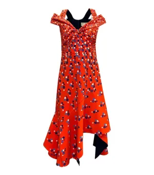 Peter Pilotto Polka Dot Midi Dress. Size 8UK