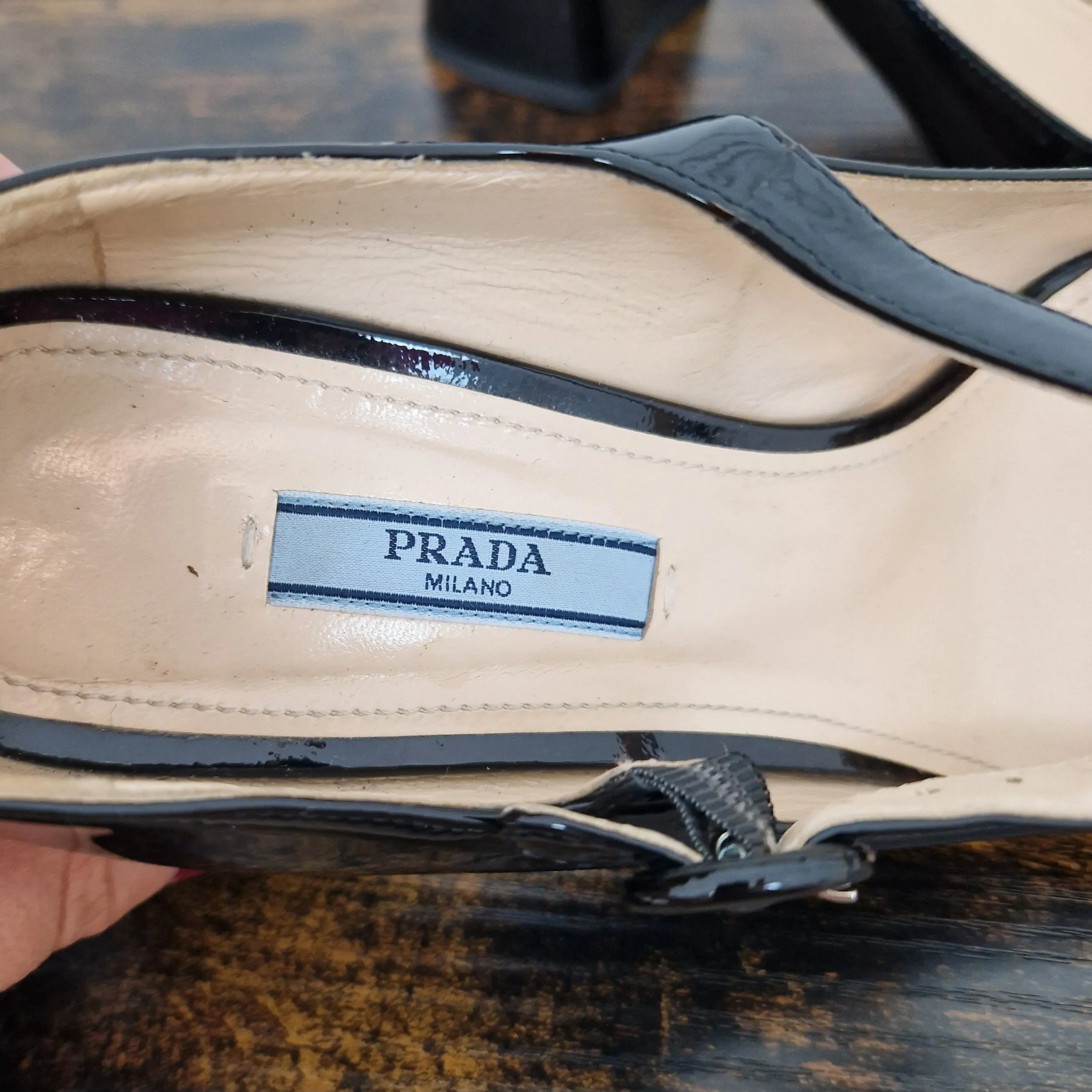 Prada | Mary jane in vernice 39.5