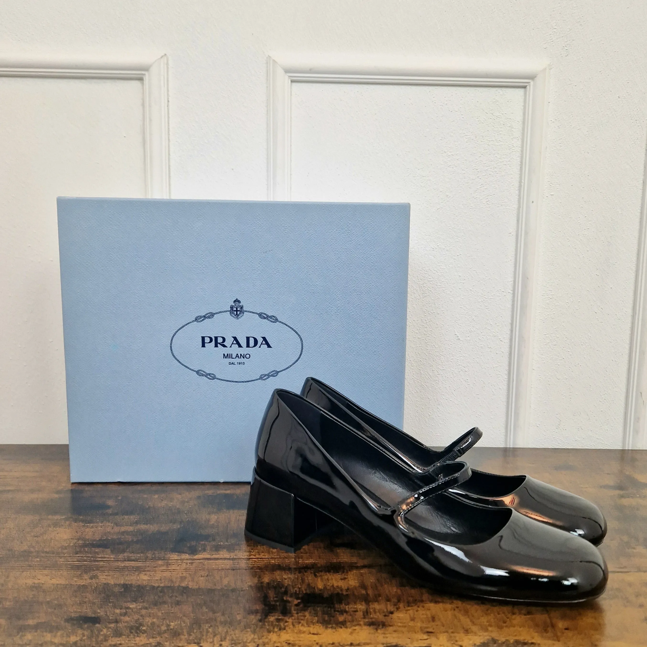 Prada | Mary jane vernice nera nr.38