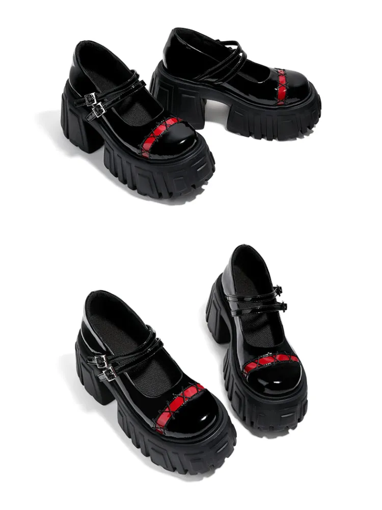 Punk mary jane ladies shoes【s0000007020】