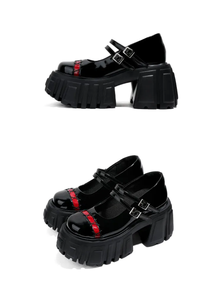 Punk mary jane ladies shoes【s0000007020】