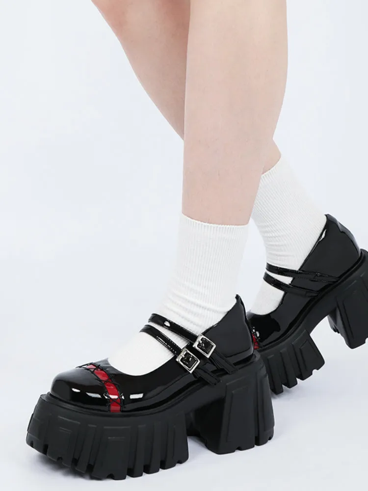 Punk mary jane ladies shoes【s0000007020】