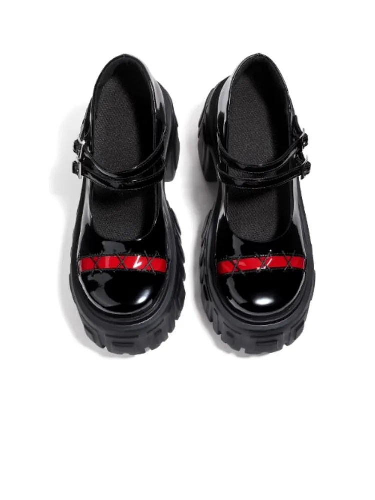 Punk mary jane ladies shoes【s0000007020】