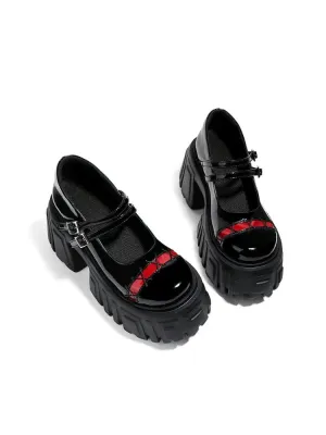 Punk mary jane ladies shoes【s0000007020】