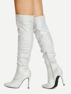 Stiletto Thigh High Boots