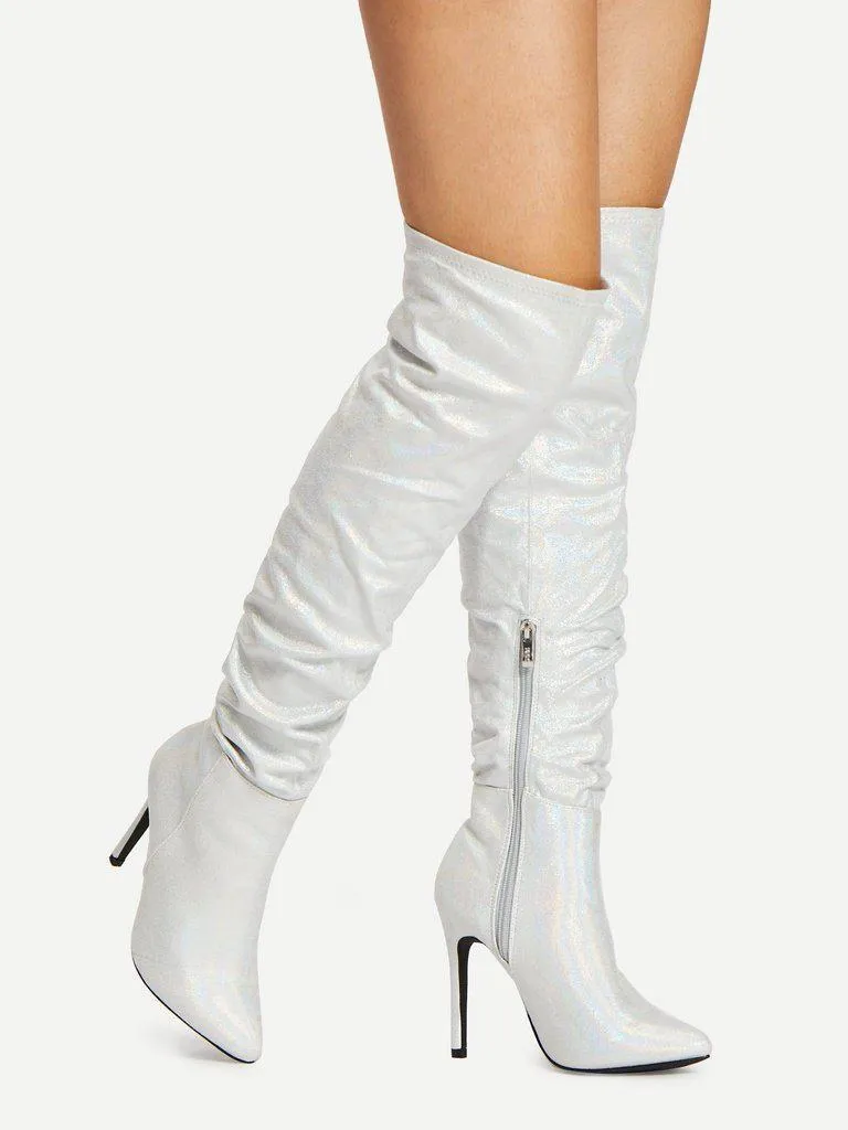 Stiletto Thigh High Boots