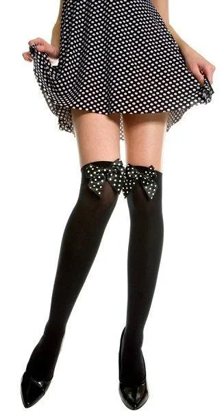 Thigh-High w/ Bow - One Size Available