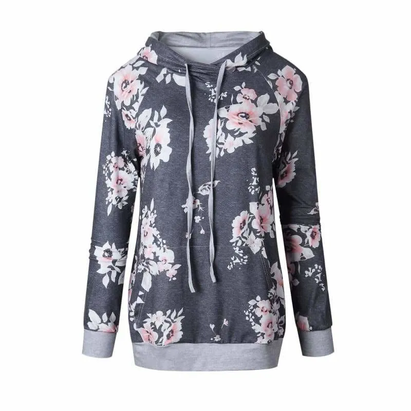 Vintage floral hoodie